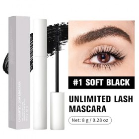 Mascara 5D imperméable à leau, noir non agglomérant, extension et volume, longue durée et résistant aux taches, maquillage d