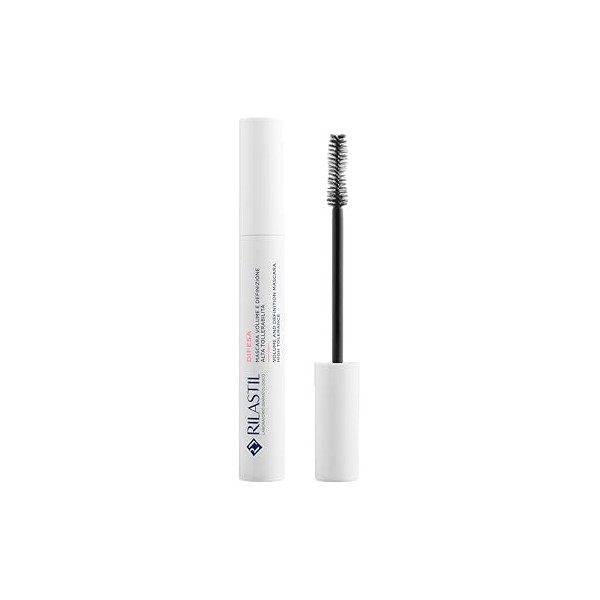 Rilastil Difesa Make Up, Mascara Volume et Définition avec Mix de Cires Végétales pour Yeux Sensibles, 10 ml