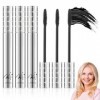 3 Pièces Mascara Metallique Mascara Brosse Metal Pour Femmes Âgées Résistant À Leau Séchage Rapide Longue Tenue Donne Un Asp