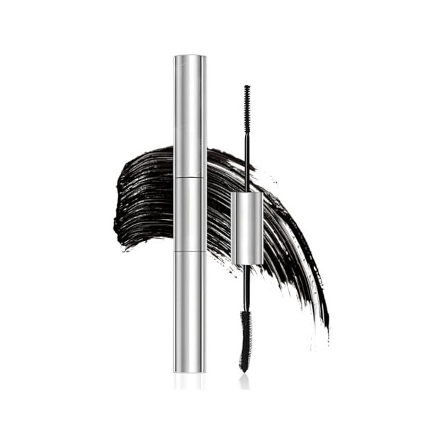 KAFZEL 1 Pièce Mascara Lift - Mascara Waterproof - Effet Réhaussement de Cils Professionnel - Technologie Double Brosse - Lon