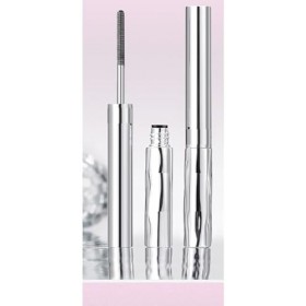 Daleweo Lot de 2 Mascara Noir Longue Tenue, Mascaras Volumateur Courbure, Brosse Filetée Précision, Anti Bavure, Base de Maqu