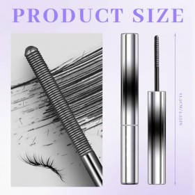 LuminaVerde Mascara, Mascara Fer pour Cils 3D Bouclant Imperméable & Longue Tenue pour des Cils Défini et Volumineux Noir