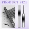 LuminaVerde Mascara, Mascara Fer pour Cils 3D Bouclant Imperméable & Longue Tenue pour des Cils Défini et Volumineux Noir