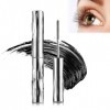 LuminaVerde Mascara, Brosse Métallique Mascara Imperméable & Longue Durée Pour Cils Bien Définis Effet Recourbant 3D