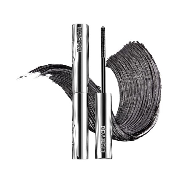 PHYNDR 1 PCS Mascara métallique 2026,3D Curling Eyelash Iron,Tubing,Avec brosse en métal,Mas-cara,Pour volume,Imperméable - N