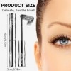 PHYNDR 1 PCS Mascara métallique 2026,3D Curling Eyelash Iron,Tubing,Avec brosse en métal,Mas-cara,Pour volume,Imperméable - N