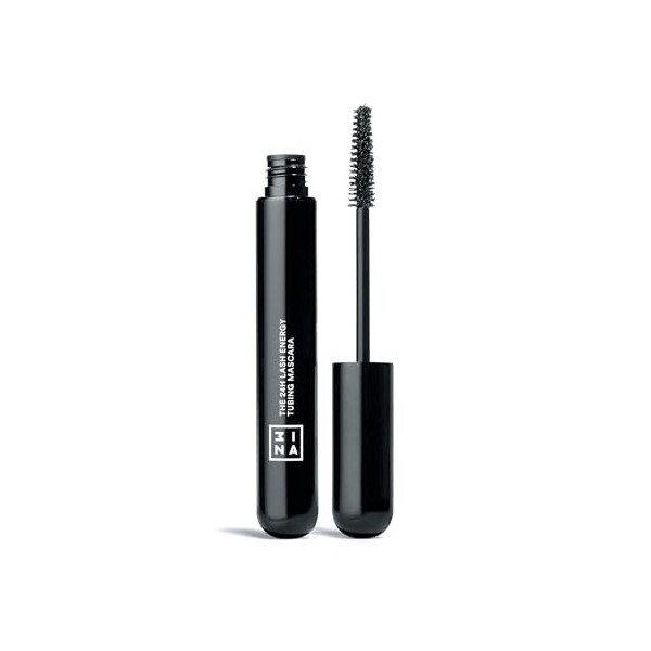 3INA MAKEUP - The 24H Lash Energy Tubing Mascara 900 - Noir- Mascara - Effet volume et longueur extrêmes - Au panthénol - Lon