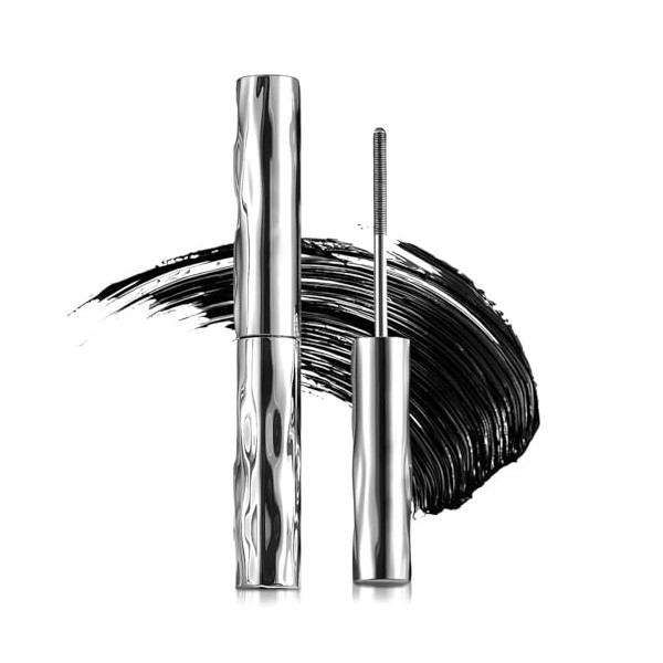 LuminaVerde Mascara, brosse métallique volume cils plus longs anti-bavure sans miette sans agglomération mascara pour femmes