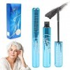 Lot de 2 mascaras pour femmes âgées, mascara imperméable, noir, naturel, hypoallergénique, imperméable et durable, convient p