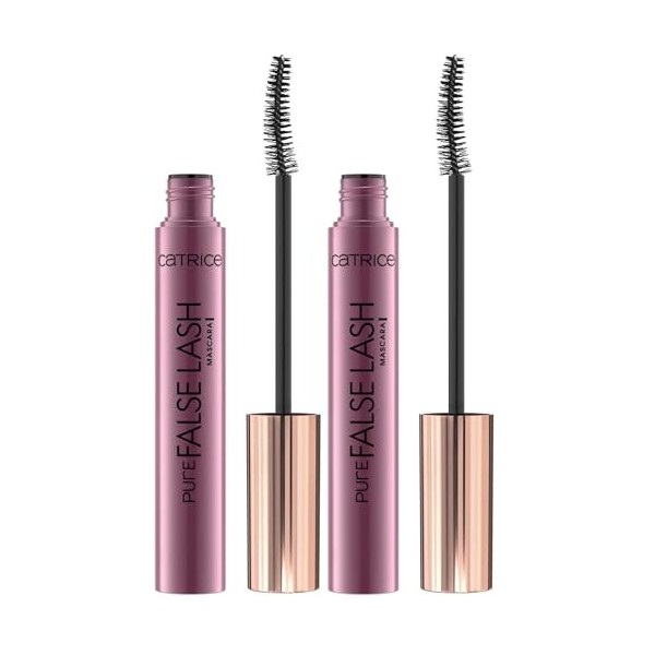 Catrice - Mascara Pure False Lash - 10 Black Lot de 2 Mascara