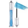 Prreal Mascara Noir à Paillettes Étanches, Mascara Étincelant Diamant pour les Cils, Mascaras Volumisants et Recourbant Durab