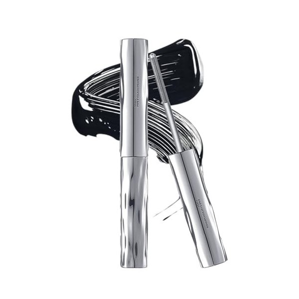 Mascara Iron Eye avec brosse en métal - Étanche - Noir - 3D - Super Curling Tubing - Pour cils naturels - Volume et longue du