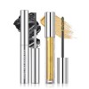 Prreal Lot de 2 mascara à paillettes dorées et en métal, noir, longue durée, diamant volumisant, pour les yeux, anti-éclats e