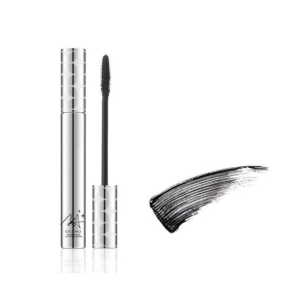 2 Pièces Mascara Waterproof pour Femmes Matures, Volume et Longueur pour Cils Clairsemés et Vieillissants, Formule Douce Aqua