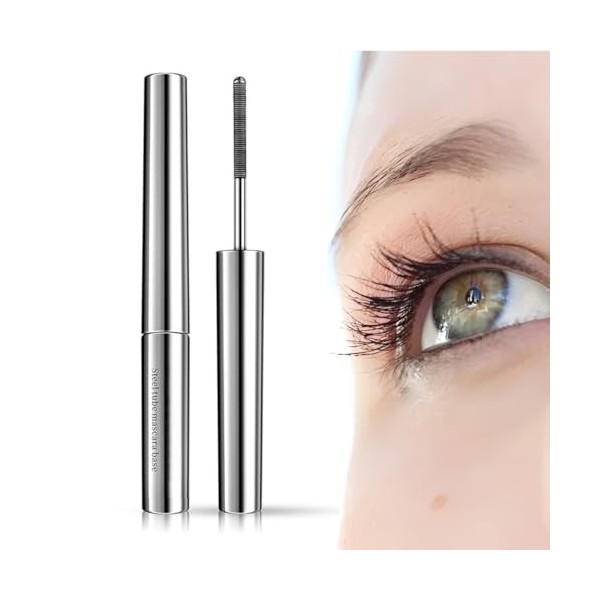 HQRKOTM Mascara recourbant 3D revitalisant pour cils noir naturel waterproof longue tenue regard plus ouvert