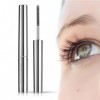 HQRKOTM Mascara recourbant 3D revitalisant pour cils noir naturel waterproof longue tenue regard plus ouvert
