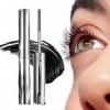 HQRKOTM Mascara en métal 3D fer à recourber cils volumateur brosse métallique noir waterproof séchage rapide sans bavures