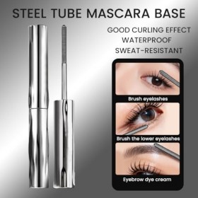 HQRKOTM Mascara en métal 3D fer à recourber cils volumateur brosse métallique noir waterproof séchage rapide sans bavures