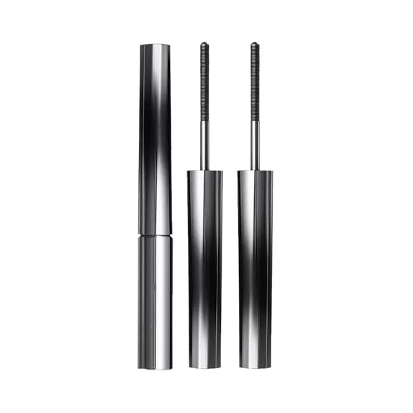 Lot de 2 mascaras 3D Curling pour cils - Imperméable et durable - Avec brosse en métal - Durable - Rend les cils plus lisses