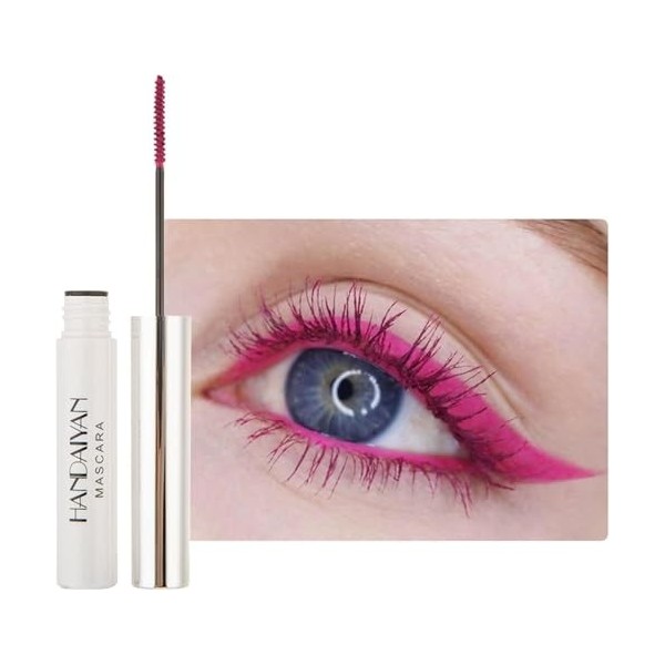 Mascara 3D - Volume imperméable - Extra fin et flexible à 360° - Longue durée de vie - Pour Noël, Halloween, fêtes, mariages