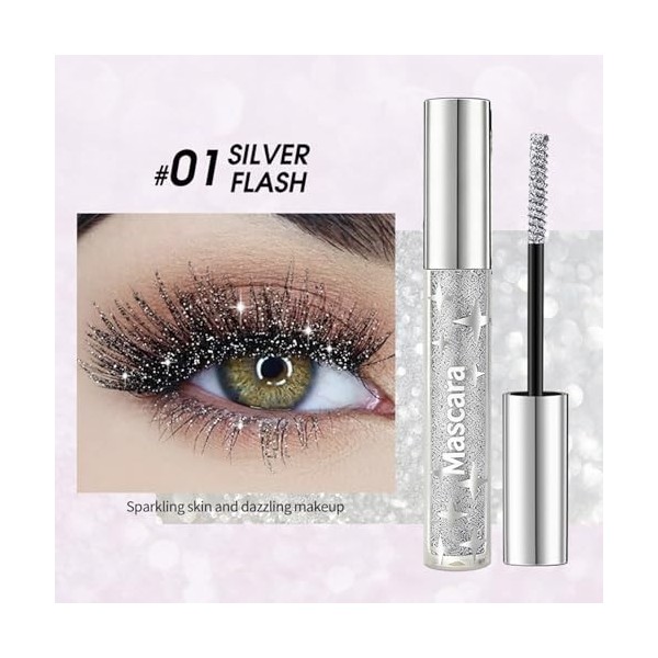 Mascara pour femmes âgées - Noir - Imperméable - Non agglomérant, hypoallergénique - Volumisant pour les cils clairsemés et l