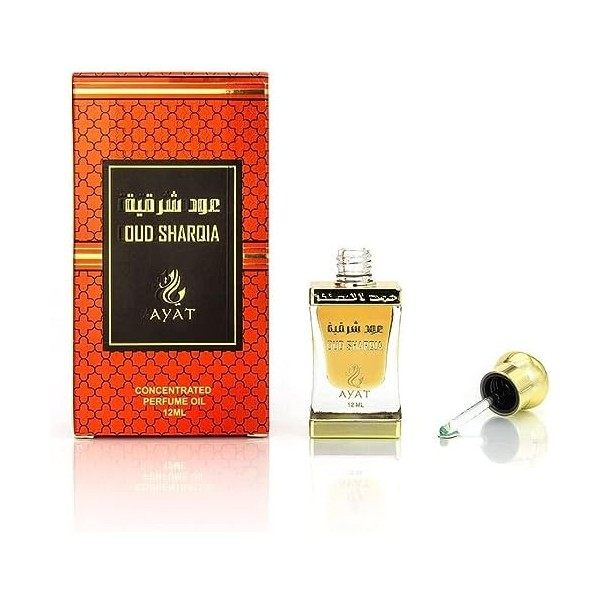 Parfum OUD SHARQIA 12ML De MyPerfumes Attar Arabe Oriental Musc Halal Pour Homme et Femme 100% Huile Sans Alcool Huile Parfum
