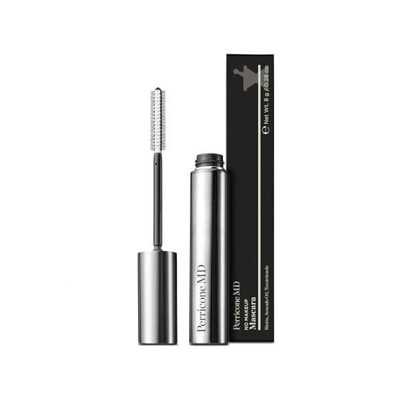 Perricone MD No Makeup Mascara Blackest Black 8g - Limited Edition 2026 | 2-in-1 Lash Treatment & Mascara | Visibly Lifts, Th