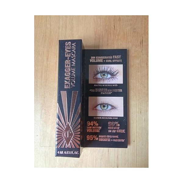 Charlotte Tilbury Original | Exagger-Eyes Mascara volume | Bella by Cloud.Sales Cosmetics noir exagger, 10,0 ml 1 pièce 