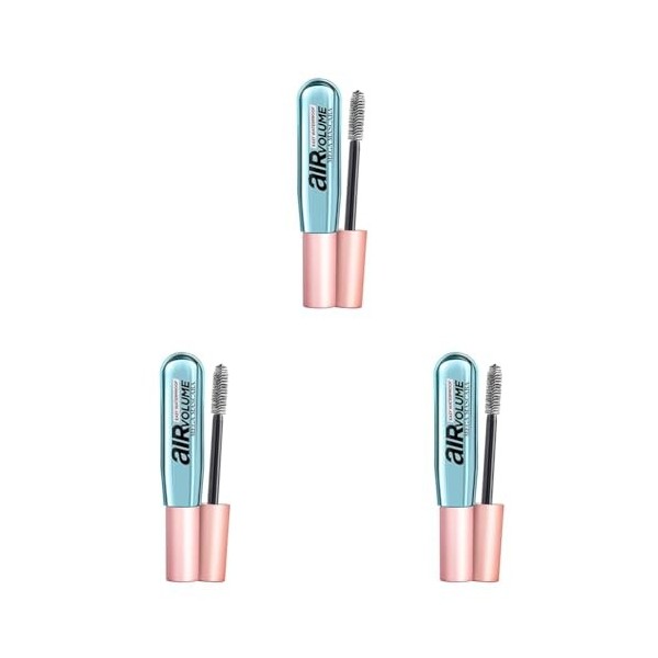 Air Volume Easy Waterproof Mega Mascara 01-Black 8,5 Ml Lot de 3