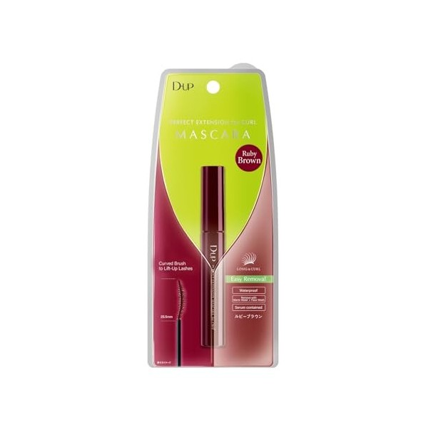 D-UP Perfect Extension Mascara pour boucles Marron rubis