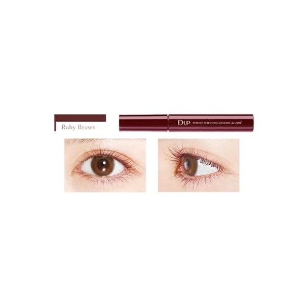 D-UP Perfect Extension Mascara pour boucles Marron rubis