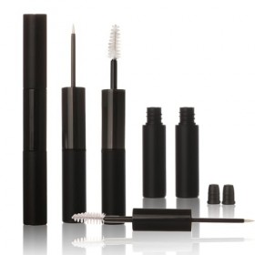 COSIDEA Lot de 50 tubes vides 2 en 1 de 5 m pour mascara et eyeliner 10 ml à double extrémité avec baguette pour huile de ric
