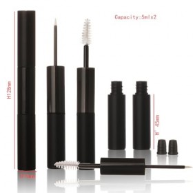 COSIDEA Lot de 50 tubes vides 2 en 1 de 5 m pour mascara et eyeliner 10 ml à double extrémité avec baguette pour huile de ric