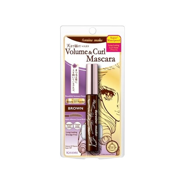 Heroine Make Volume Up Mascara Super WP – 02 Lot de papier buvard marron
