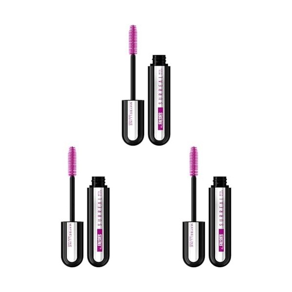 Maybelline New-York - Mascara Effet Extension de Cils Extra Noir - Longueur & Volume - Tenue 24H - Falsies Surreal Meta Black