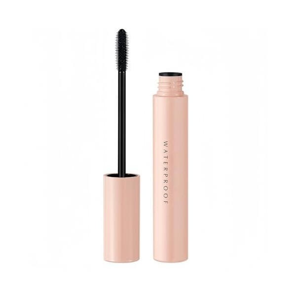 Mascara Résistant à l’Eau avec Brossette de Précision, Sans Effritement, Sans Agglomération, Volume et Longueur, Tenue Longue