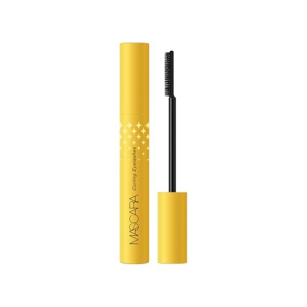 Mascara à Brosse Peigne, Anti-Agglomérant, Résistant aux Traces, Volume & Longueur, Tenue Longue, Séparation des Cils Définis