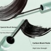 Wasserdichte Mascara Für Feine/Kurze Wimpern, Lang Anhaltend, Klumpenfrei, Verlängernd Und Verdichtend Noir