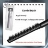 Mascara Noir à Brosse Peigne pour Cils Définis, Sans Effet Grumeaux, Résistant aux Traces, Volume et Allongement, Imperméable