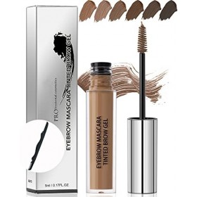 Gel pour sourcils imperméable, longue durée et résistant aux bavures, gel liquide, mascara à sourcils avec blaireau de rasage