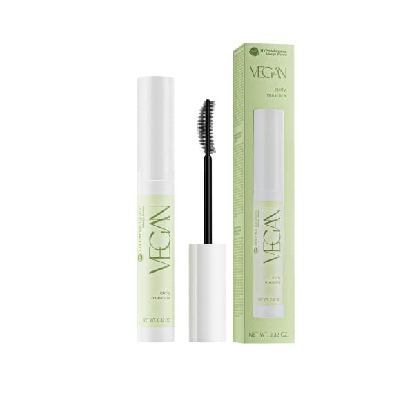 Bell HYPOAllergenic Mascara Végan Recourbant, Allongeant & Volumisant – Noir 9g