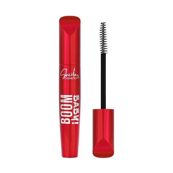 Sheila Cosmetics Boom Baby Volume & Definition Mascara – Effet Volume Longue Tenue – Enrichi en ProVitamine B5 – Noir Intense