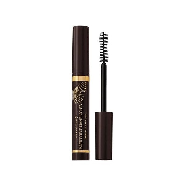 Max Factor Masterpiece Mascara Divine Lashes - Mascara volume évasé et sans grumeaux - Marron noir