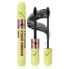 Mascara 2 en 1 - Double effet - Volume et longueur - Brosse en silicone - Imperméable et résistant aux taches - Séchage rapid