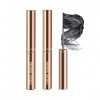 Mascaras Fins Pour Femmes Âgées Matures, 2Pcs Noir Mascara Volume et Longueur Imperméable et Résistant à La Transpiration Wat