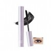 Mascara Noir pour Agées Femmes, Tenue Longue Durée Waterproof Curling Effet, Mascara Volume et Longueur, Résistant aux Taches...