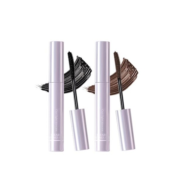 Mascara Noir pour Agées Femmes, Tenue Longue Durée Waterproof Curling Effet, Mascara Volume et Longueur, Résistant aux Taches...
