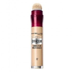Maybelline New York - Anti-cernes/Correcteur Fluide - Instant Anti-Age L’Effaceur - 02 Beige Nu - 6,8 ml Crème Anti-cernes / ...