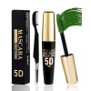 5D Mascara Volume et Longueur Rouge, Mascara Extension de Cils Effet Volume,Waterproof et Longue Tenue avec une Définition Pr...