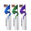 Lot de 2 mascaras imperméables ultra fins pour cils courts, en fibre de soie, couleur vert foncé/clair, extra longs, mascara ...